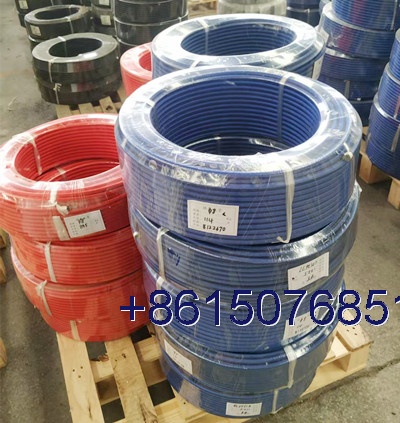 8mm Blue SS braided ptfe hose 8mm Blue SS braided ptfe hose